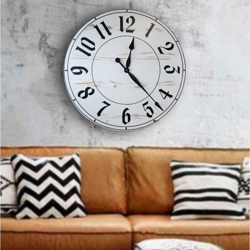 Gracie Oaks Beaminster Wood Wall Clock | Wayfair