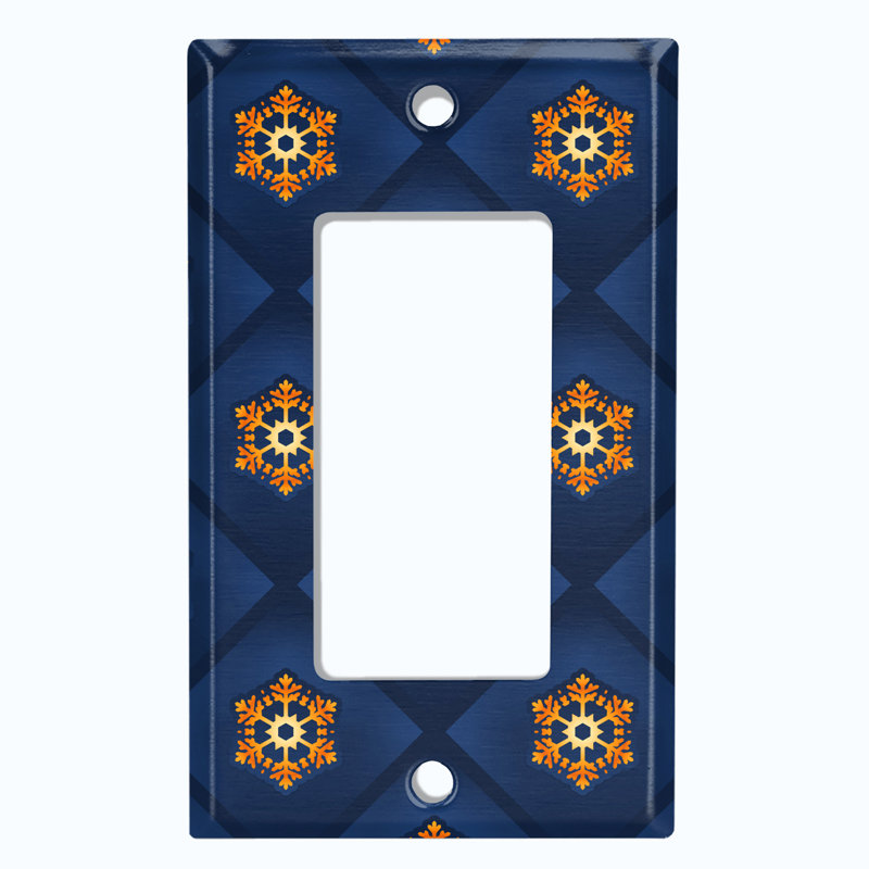 Plaque murale d'interrupteur à bascule Christmas 1-Gang, H 4,5 po x l 2,75 po x P 0,15 po