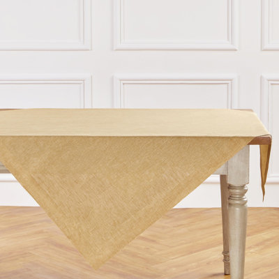 100% Pure Linen Table Throw - Athena