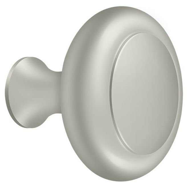 Mushroom Knob, Brushed Nickel