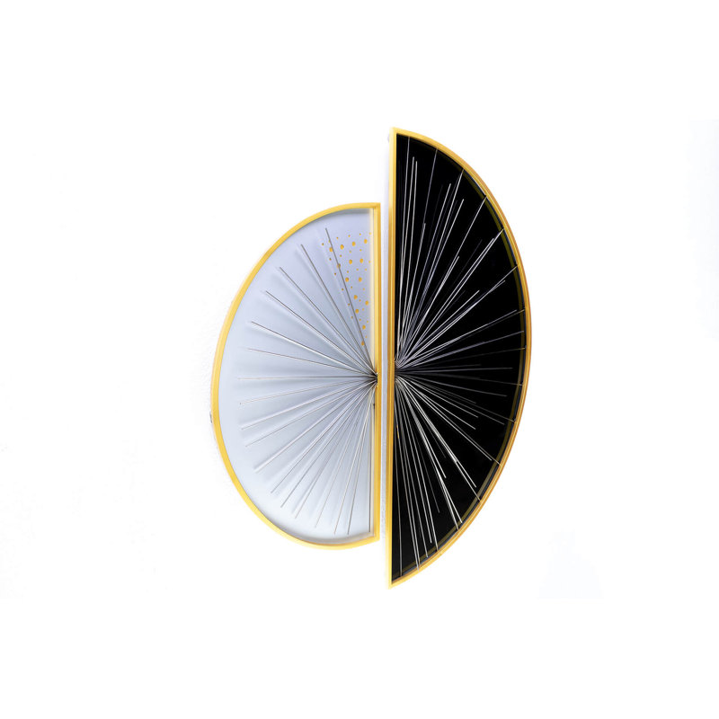 Handmade Glam Abstract Wall Decor on Metal