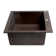 23.63'' L Drop-In Single Bowl Granite Kitchen Sink