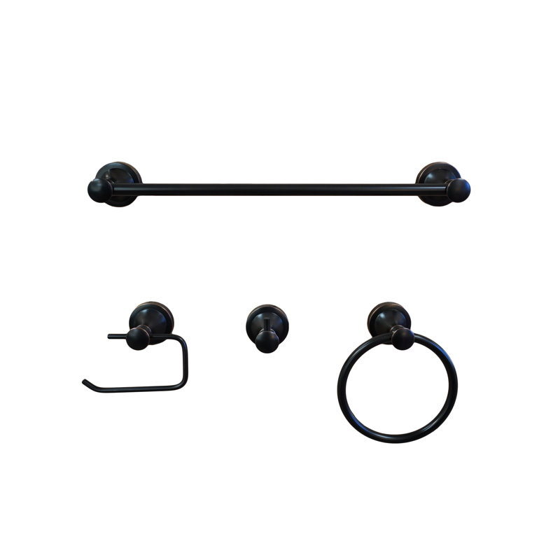 London 4 - Piece Bathroom Hardware Set