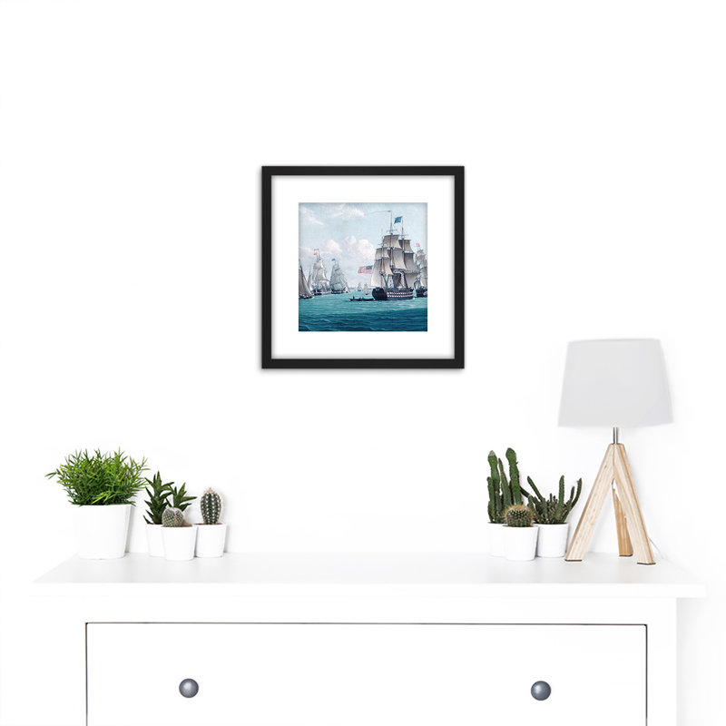 USS Franklin Bay New York Nautical by Thomas Thompson - Single Picture Frame Painting