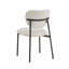 Ensemble de salle à manger 3 pièces avec chaises rembourrées et table ronde, design moderne pour une expérience culinaire élégante et confortable