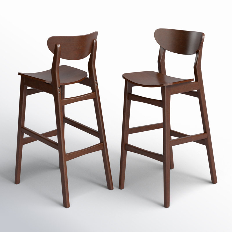 Tabouret de bar 29,53 po, Noyer, 1, Counter Stool (26" Seat Height)