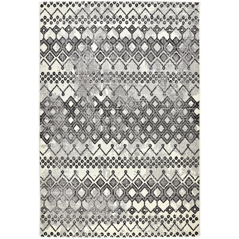 Plush Anthracite Area Rug, Rectangle 160 x 230 cm