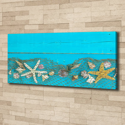 Starfish And Shells - Print