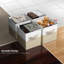 Bacs de rangement pliables Sorbus - Paquet de 6 cubes de rangement en tissu, bacs de rangement pliables de 11 pouces pour placard, tablettes et rangement à casiers, beige-109423887
