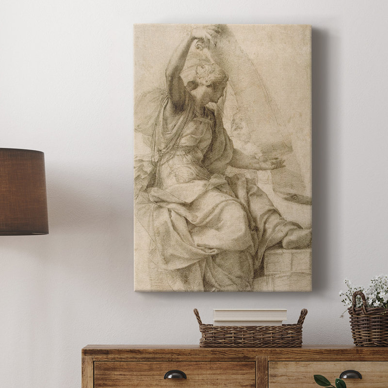 Croquis rétro CXII - galerie Cavas sur mesure, H 36 po x l 24 po