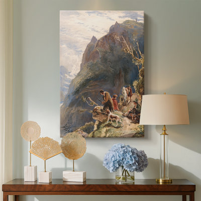 Tyrolese Hunters -Gallery Wrapped Canvas by John Frederick Lewis