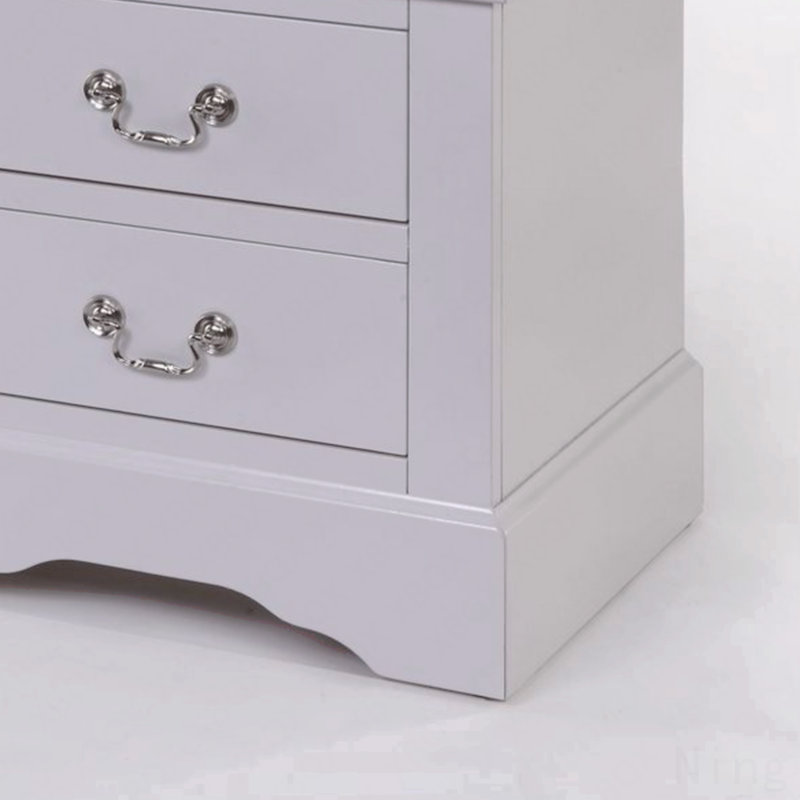 Table de chevet blanche