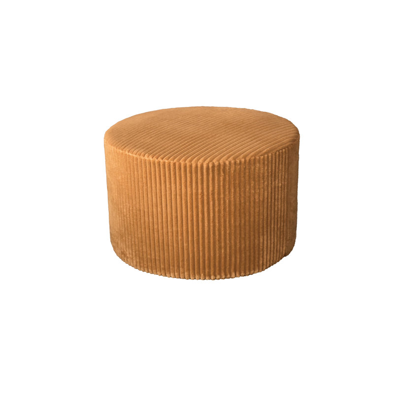 Velours côtelé de gingembre - entièrement comprimé, sans assemblage, idéal pour les petits espaces et les décors modernes, profondeur de 24 po, hauteur de 15 po, rembourrage de 9 lb, polyvalent comme extension, s'adapte aux intérieurs, large, haut,