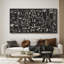 «Abstract Face Portraits - Impression sur toile encadrée surdimensionnée»-111653569-111653568