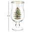 Spode Christmas Tree Tulip Glasses 17 Oz