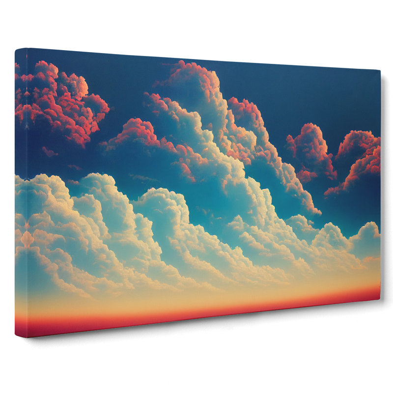 Gracious Clouds - Wrapped Canvas, 40cm H x 60cm W x 3cm D