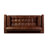 Bismarck 82'' Full-Grain Genuine Italian Leather Sleeper Sofa-113606246