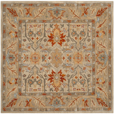 Antiquity Hand-Tufted Beige Area Rug