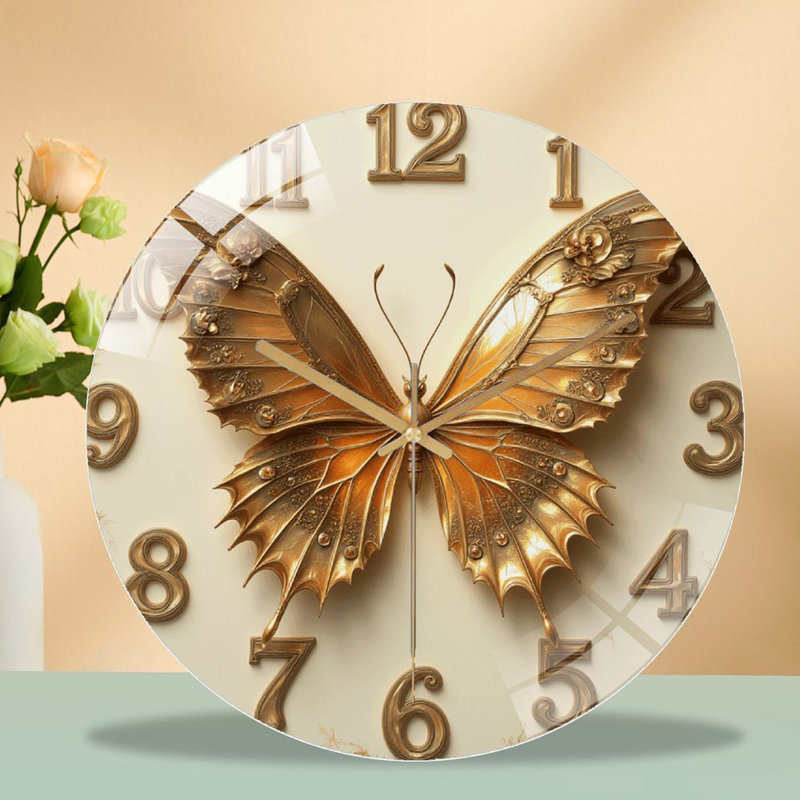 Horloge murale Butterfly