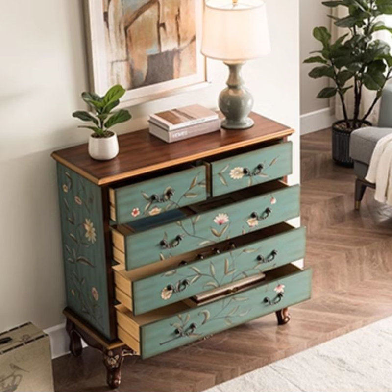 Commode d'appoint 5 tiroirs Vintage