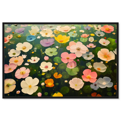 Meadow of Dreams Canvas Colorful Floral Art by Art Remedy
