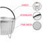 Filtre 6 gallons en acier inoxydable cuisinox