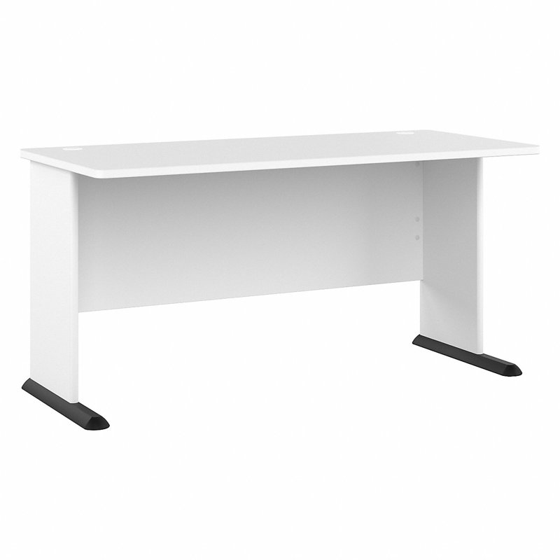 Bureau Studio A, Blanc, H 30 po x l 60 po x P 27 po