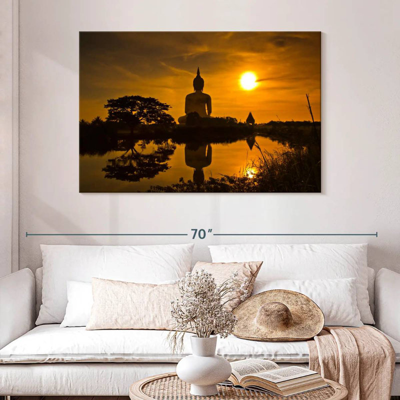 Adella Sunset Buddha, 32" H x 48" W