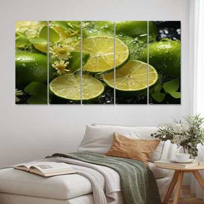 " Seamless Lime " 5 - Pieces