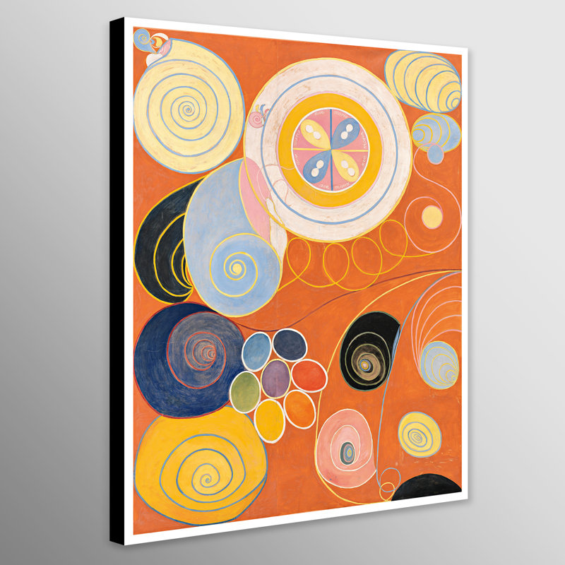 The Ten Largest No.3 Youth by Hilma AF Klint - Wrapped Canvas Print, 117cm H x 81cm W x 4cm D