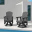 Chaise berçante rotative en PEHD Adirondack-1786168236