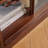 Retro style retractable solid wood TV cabinet