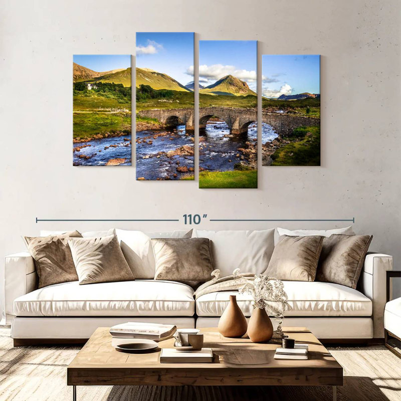 Lilie Sligachan Old Bridge, 27" H x 43" W