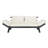 Jacqueline 83.46'' Wide Straight Acacia Patio Daybed with Cushions-1554791929-1556862258