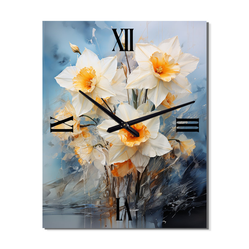 Horloge murale Amere - Daffodils, Très grand