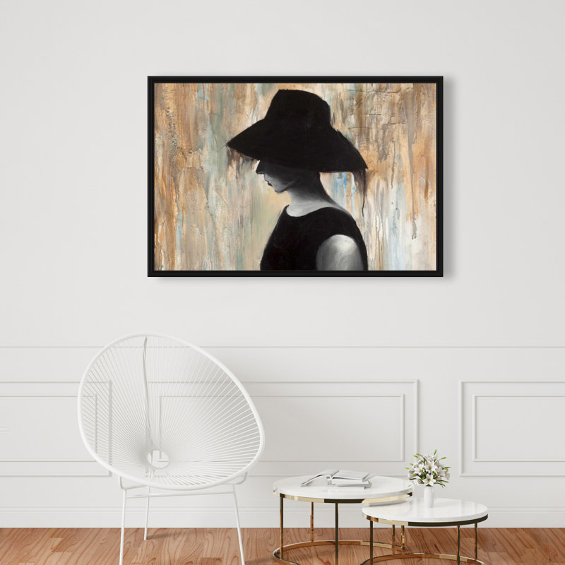 " Audrey Hepburn With A Big Hat "