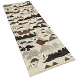 Fine Hand Knotted Persian Gabbeh Runner 2'5'' X 6'11''