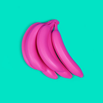 Pink Bananas by Stanislav Chegleev - Wrapped Canvas Print