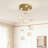 Modern 5 - Light Cluster Crystal Chandelier