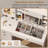 Kadraya Vanity Set with Adjustable LED Mirror, Charging Station & Storage Stool