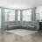 Achernar 119" Modern & Contemporary Textured Fabric 6-Piece Modular Power Reclining Sectional with Power Adjustable Headrests, USB Charging Ports & 3 Power Recliners-592924304-592924310