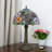 19''H Tiffany Style Table Lamp, Stained Glass Table Lamp