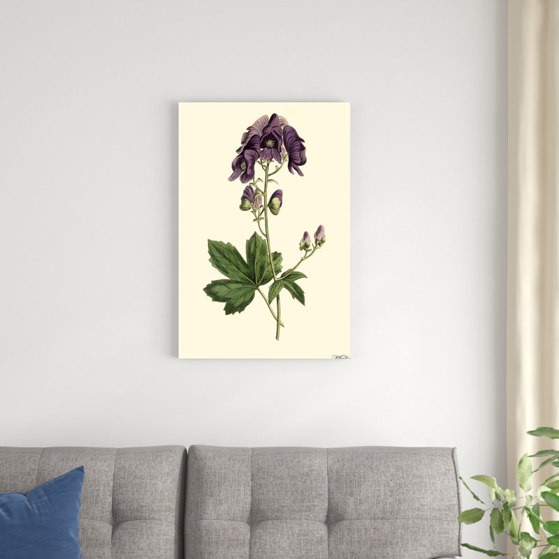 Lavande florale I, H 30 po x l 20 po x P 1,25 po