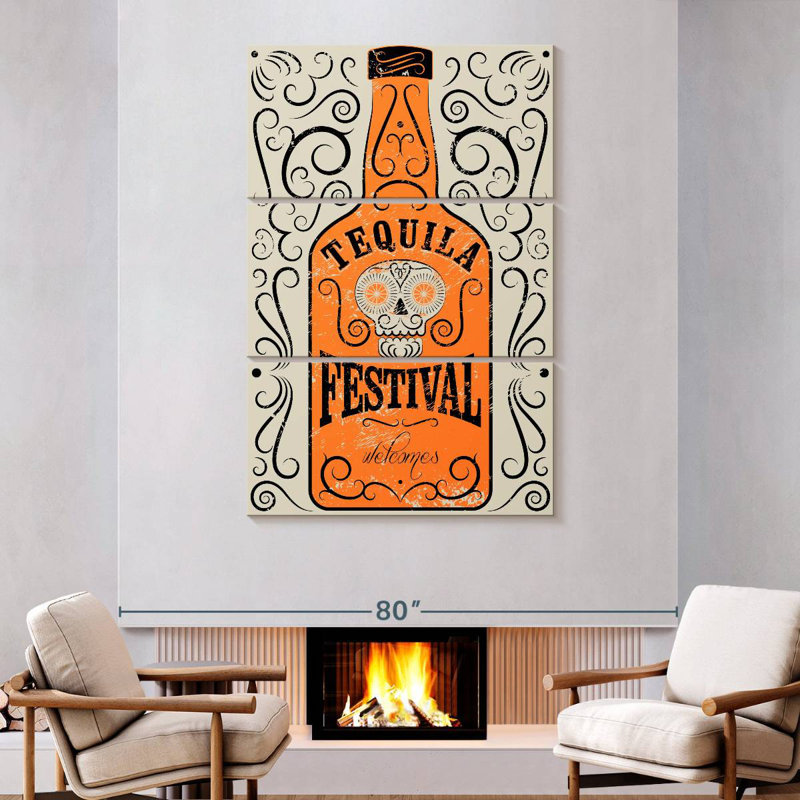 Yarlin Tequila Bottle, 74" H x 48" W