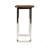 Console Table Silver Legs With Natural Board