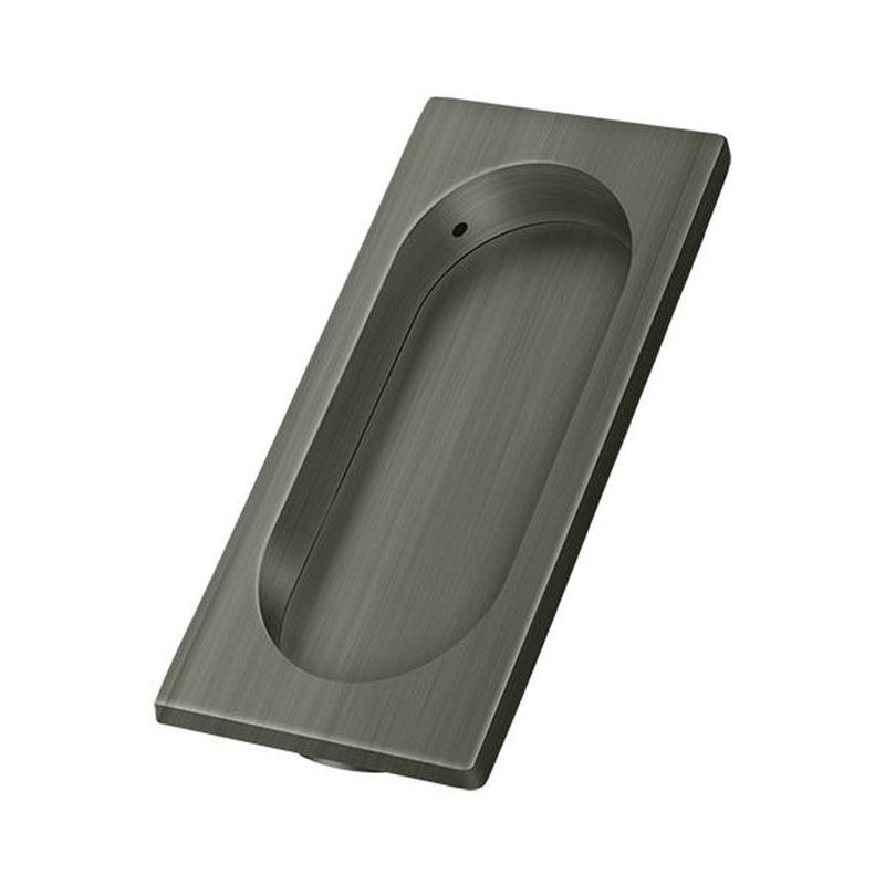 Recessed Pull, Antique Nickel