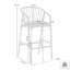 Tabouret de comptoir Echo