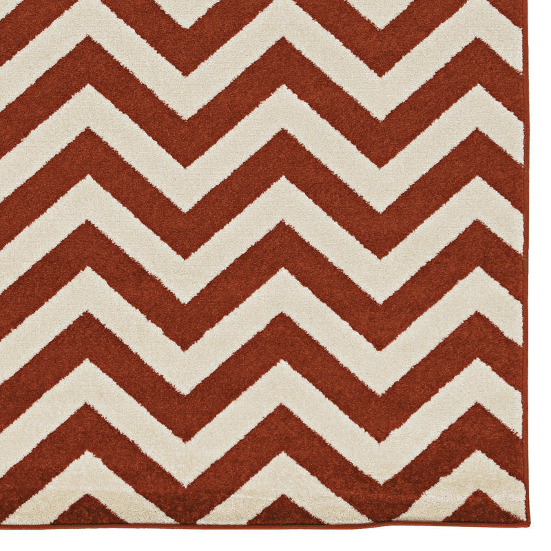 Evvy Chevron Indoor Rug, Rectangle 8' x 10'2"