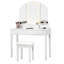 Ensemble coiffeuse Aoki avec tabouret et miroir-238109488