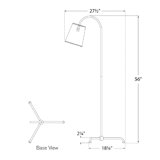 Thomas O'Brien Mia Floor Lamp
